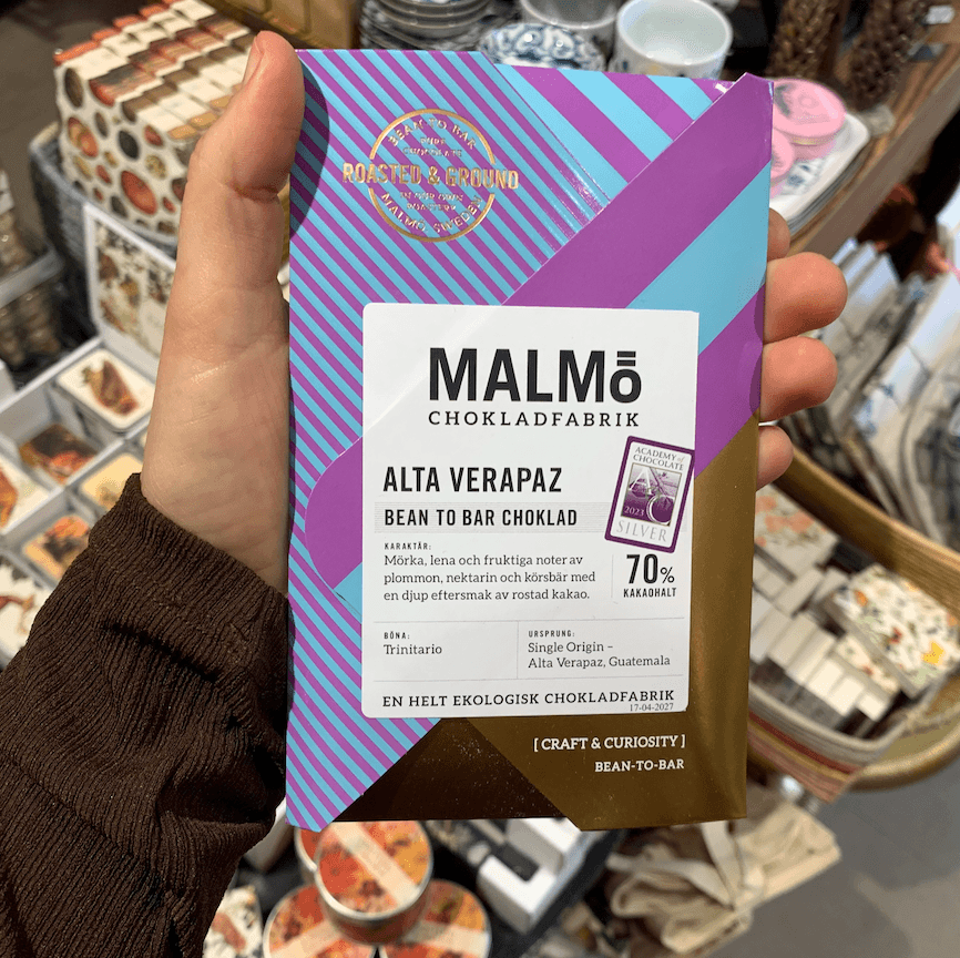 Malmö Chokladfabrik, Alta Verapaz Guatemala 70% kakao