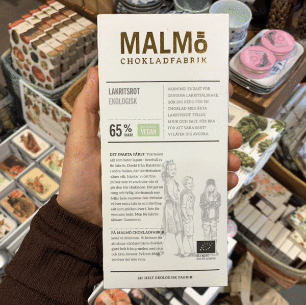 Malmö Chokladfabrik, Lakritsrot 65%