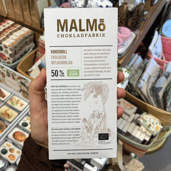Malmö Chokladfabrik, Kokosboll 50%