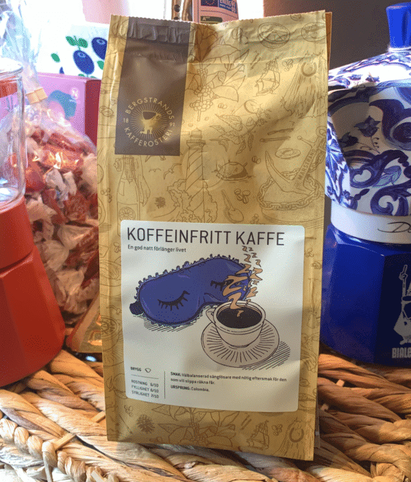 Koffeinfritt kaffe bryggmalet